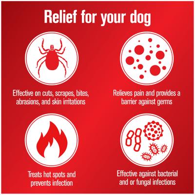 Bundle: Sulfodene 3-Way Ointment for Dogs, 2-fl oz & Adams Flea & Tick Home Spray, 24-fl oz bottle