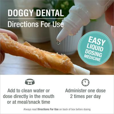 Doggy Dental Dog Supplement, 15mL bottle