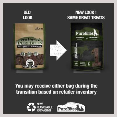 Beef Air Dried Jerky Dog Treats, 7.5-oz bag