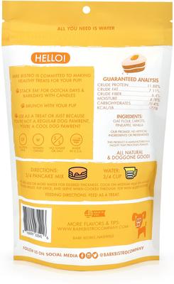 Panqueques de Carrot Cake Pooch para perros, bolsa de 14 oz