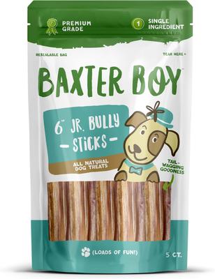 6-in Junior Bladder Sticks Natural Dog Chew Treats, 5 count