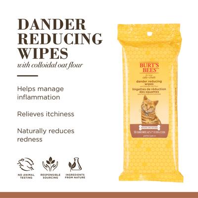 Bundle: Dr. Elsey's Precious Cat Attract Unscented Cat Litter + Burt's Bees Dander Reducing Wipes for Cats