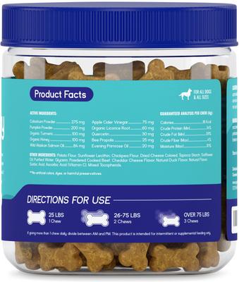 Itch & Allergy Supplement for Dogs, 60 count