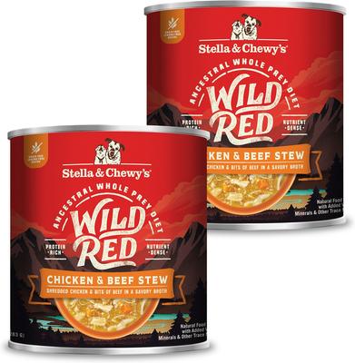 Wild Red Grain-Free Chicken & Turkey Stew Wet Dog Food, 10-oz can, bundle of 12