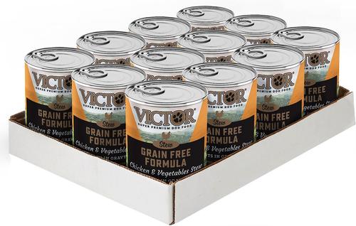 Grain-Free Chicken & Vegetables Stew Cuts Wet Dog Food or Topper, 13.2-oz, case of 12