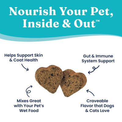 SeaMeal Skin & Coat, Digestive & Immune Health Soft Chews Grain-Free Supplement for Dogs, 120 count