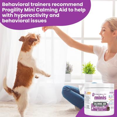 Progility Minis Calming Aid with Melatonin Soft Chew Supplement for Dogs, 60 count