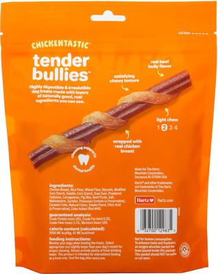 Oinkies Tender Bullies Rawhide-Free Natural Chew Dog Treats, 20 count, bundle of 2