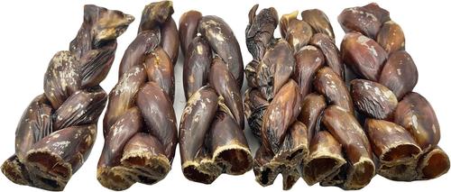6-in Braided Beef Gullet Twist Dog Chew Treats, 3 count