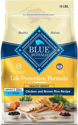 Life Protection Formula Small Breed Healthy Weight Adult Chicken & Brown Rice Recipe Dry Dog Food, 15-lb bag