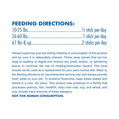 FLOSSta Dual Action Beef Liver Flavor Dental Dog Chews, 8 count