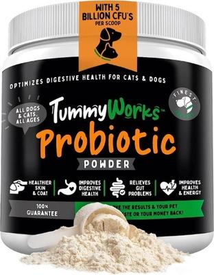 TummyWorks Probiotics & Digestive Dog & Cat Supplement, 160 scoops