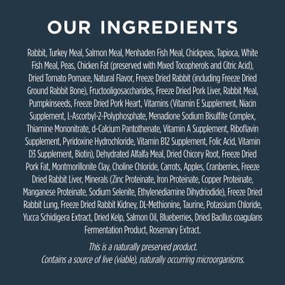 Raw Boost Indoor Real Rabbit Recipe Grain-Free Dry Cat Food, 4.5-lb bag