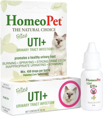 UTI+ Homeopathic Medicine for Urinary Tract Infections UTI for Cats, 450 drops