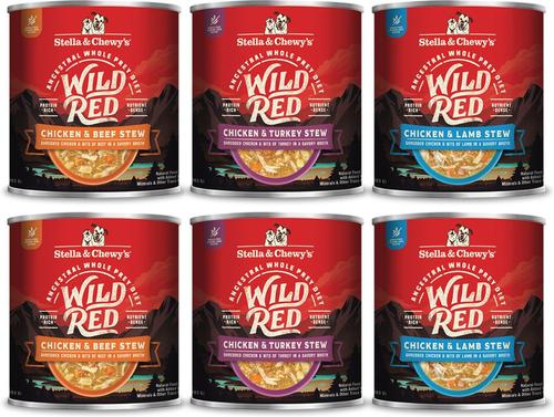 Wild Red Grain-Free Chicken & Turkey Stew Wet Dog Food, 10-oz can, bundle of 12