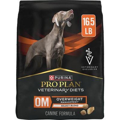 Alimento seco para perros OM Overweight Management Select Blend con sabor a pollo, bolsa de 16.5 lb
