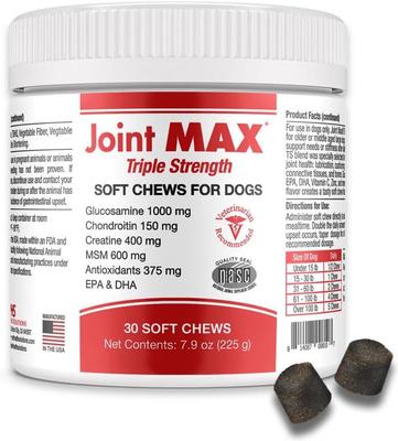 Triple Strength Soft Chew Joint Supplement for Dogs, 30 count