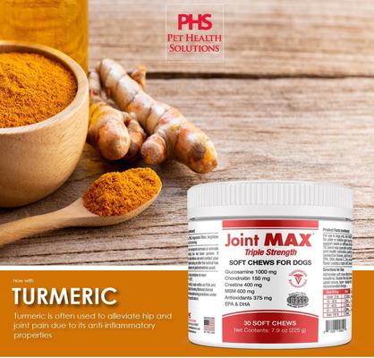 Triple Strength Soft Chew Joint Supplement for Dogs, 30 count