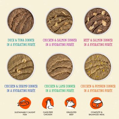 Cats in the Kitchen The Brat Pack Variety Pack Cat Food Pouches, 3-oz pouch, case of 12