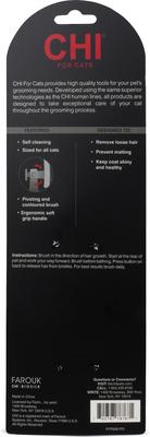 Self Cleaning & Pivoting Slicker Cat Brush