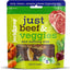 Just Beef Lungs & Veggie Natural Dog Chew Treats, 7-oz bag