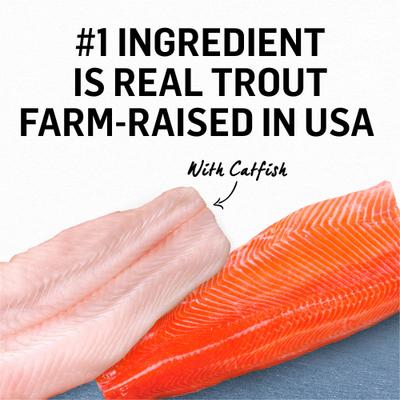 Grain-Free Trout & Catfish Pate Recipe Canned Cat Food, 3-oz, case of 12