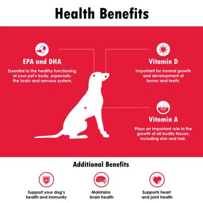 Omega Chews Medium & Large Breed Dog Supplement, 150 count