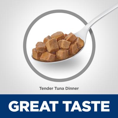Adult Tender Tuna Dinner Wet Cat Food, 5.5-oz can, case of 24