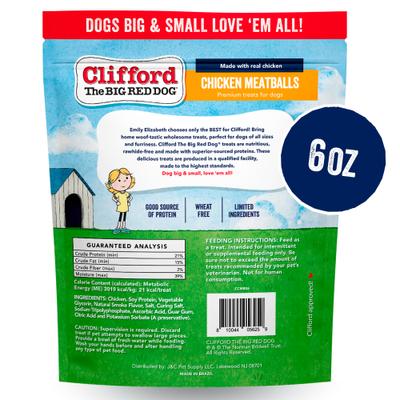 Chicken Meatballs Dog Treats, 6-oz bag