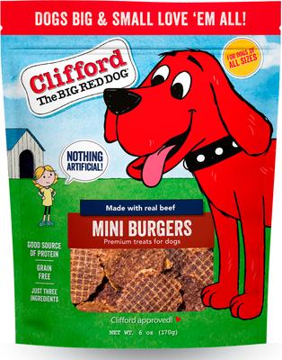 Mini Burgers Dog Treats, 6-oz bag
