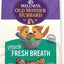 Bundle: Old Mother Hubbard Mother's Solution's Minty Fresh Breath Baked Dog Treats, 20-oz bag + WHIMZEES Variety Pack Grain-Free Medium Dental Dog Treats, 28 count
