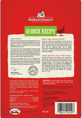 Bundle: Stella & Chewy's Carnivore Crunch Grass-Fed Beef, Duck & Turkey Recipe Freeze-Dried Raw Dog Treats, 3.25-oz bag, bundle of 3