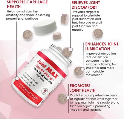 Comprimidos masticables de triple potencia para perros, 120 comprimidos