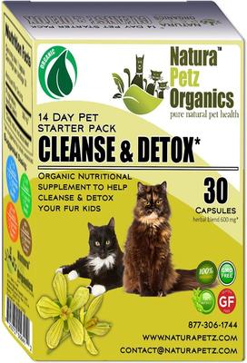 Cleanse & Detox Starter Pack Cat Supplement, 30 count