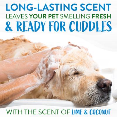 Bundle: TropiClean Lime & Coconut Deshedding Shampoo, 20-oz bottle + Lime & Cocoa Butter Deshedding Dog Conditioner, 20-oz bottle
