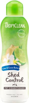 Bundle: TropiClean Lime & Coconut Deshedding Shampoo, 20-oz bottle + Lime & Cocoa Butter Deshedding Dog Conditioner, 20-oz bottle
