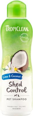 Bundle: TropiClean Lime & Coconut Deshedding Shampoo, 20-oz bottle + Lime & Cocoa Butter Deshedding Dog Conditioner, 20-oz bottle