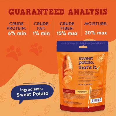 Just Sweet Potato Natural Dog Chew Treats, 8-oz bag
