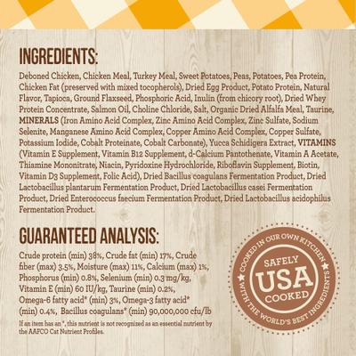 Purrfect Bistro Grain-Free Real Chicken + Sweet Potato Recipe Adult Dry Cat Food, 4-lb bag