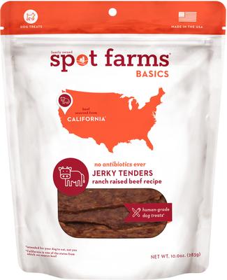 Basic Beef Tenders Jerky Dog Treats, 10-oz bag