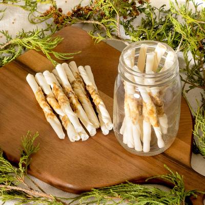 Twistedz 5-inch Beefhide Beef Flavored Twist Sticks Dog Hard Chews, 20 count