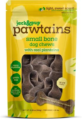 Pawtains Bone Dog Chew, Small, 12 count