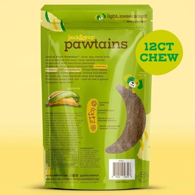 Pawtains Bone Dog Chew, Small, 12 count