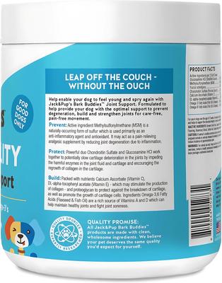 Bark Buddies Flex-Agility Hip & Joint Dog Supplement, 60 count
