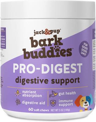 Bark Buddies Pro-Digest Dog Supplement, 60 count