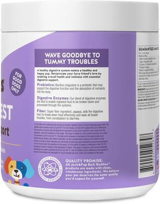Bark Buddies Pro-Digest Dog Supplement, 60 count