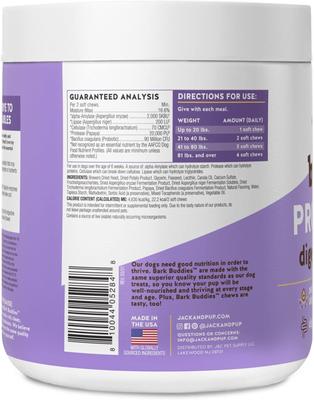 Bark Buddies Pro-Digest Dog Supplement, 60 count