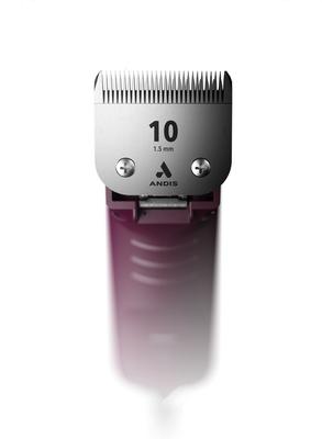 Bundle: Andis AGC2 UltraEdge 2-Speed Dog & Cat Hair Grooming Clipper, Burgundy + UltraEdge Detachable Blade, #7FC, 1/8-in, 3.2mm