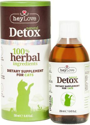 Natural Detox Dietary Cat Supplement, 8.45-fl oz bottle