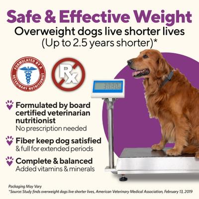 Weight Management Turkey & Vegetables Recipe Pate Wet Canned Dog Food,13.2-oz can, case of 12